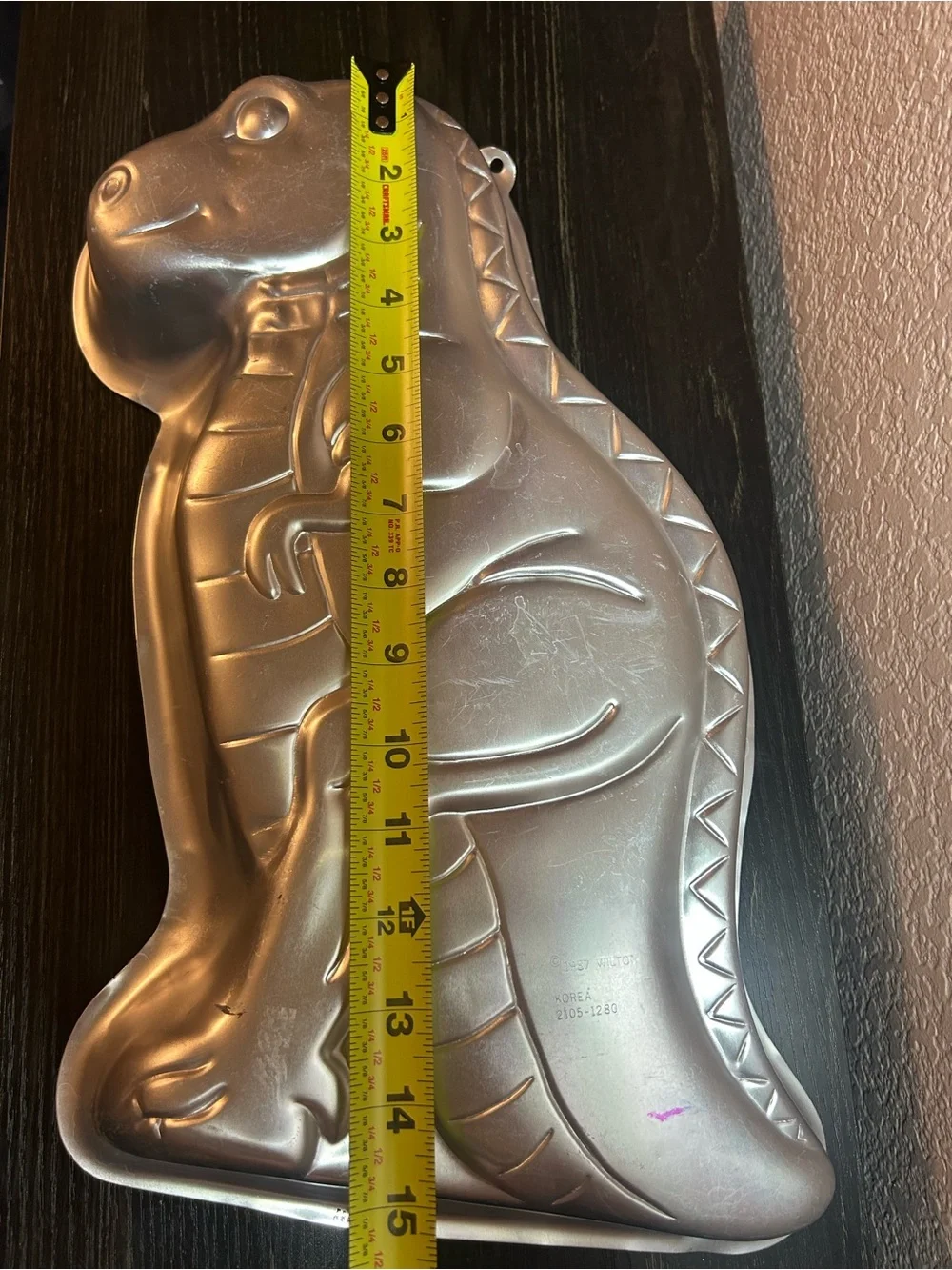 Vintage Cake Pans 1987 WILTON DINOSAUR  Partysaurus T-Rex & Garfield 1981 Baking